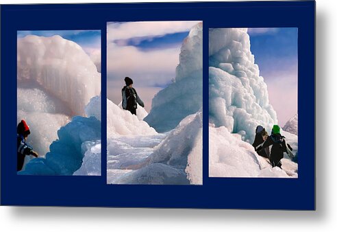 Landscape Metal Print featuring the photograph The Explorers by Steve Karol
