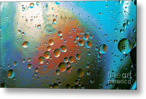 Abstract Metal Print featuring the mixed media The Journey by Robert Pearson