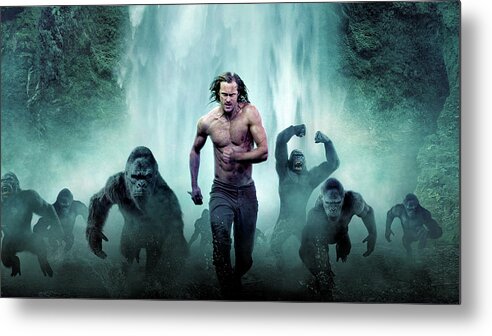 The Legend Of Tarzan Metal Print featuring the digital art The Legend of Tarzan by Super Lovely