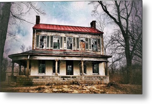 Old House Metal Print featuring the photograph This Old House by Al Harden