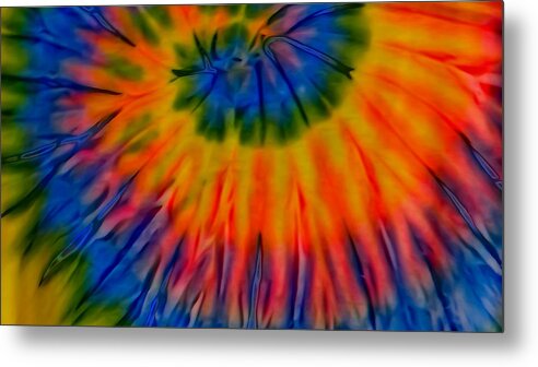 Colorful Pastels Metal Print featuring the photograph Tie Dye by Dennis Dugan