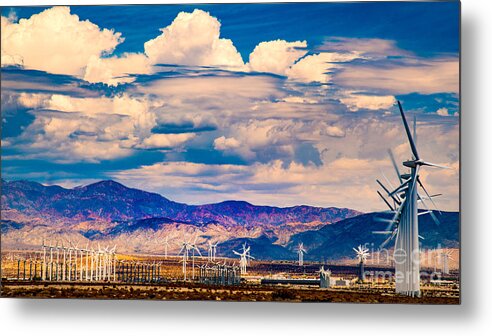 Tilting At Windmills Metal Print featuring the photograph Tilting at Windmills by Jim DeLillo