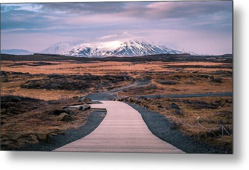 Glacier Metal Print featuring the photograph Tindfjallajokull - Iceland - Landscape photography by Giuseppe Milo
