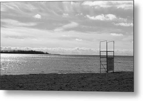 February Metal Print featuring the photograph Toronto Winter Beach by Valentino Visentini