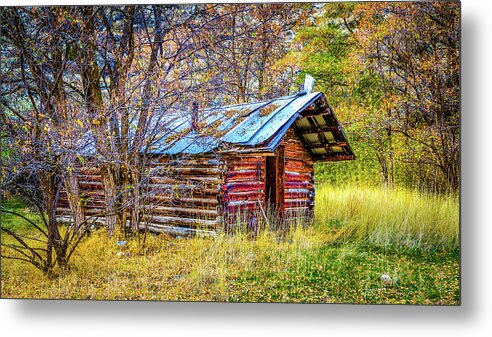 Art Metal Print featuring the photograph Trappers Cabin by Jason Brooks