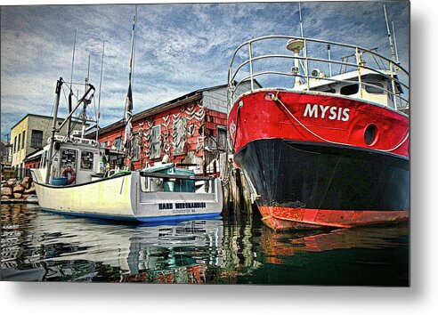 Seascape Metal Print featuring the photograph Tuna fishing in Gloucester by David Vincent
