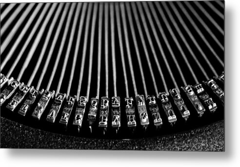 Type Metal Print featuring the photograph Typeface I by Rod Sterling