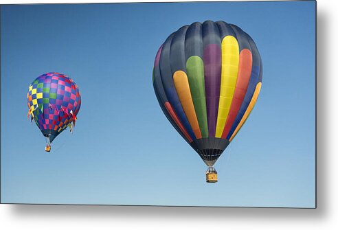 Balloon Metal Print featuring the photograph Up Up and Away by Robert Fawcett