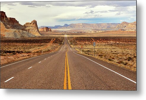 Us Metal Print featuring the photograph US Highway 89 by Nicholas Blackwell