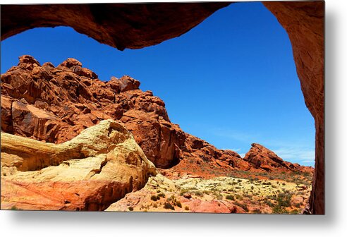 Valley Of Fire Metal Print featuring the photograph Valley of Fire 3 by Brook Burling