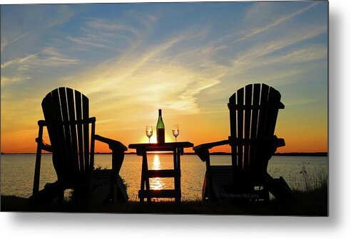 Sunset Metal Print featuring the photograph Waiting for summer by Dennis McCarthy