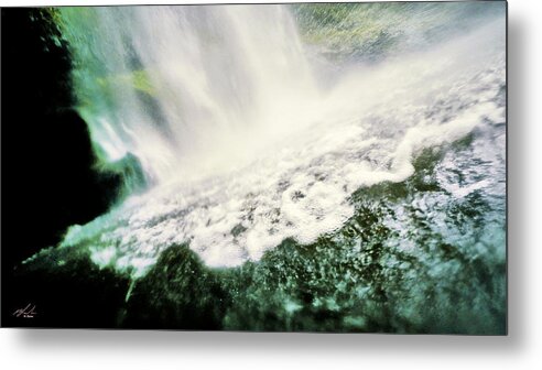 Landscape. Waterfall Metal Print featuring the photograph Waterfall Dream 2 by Michael Blaine