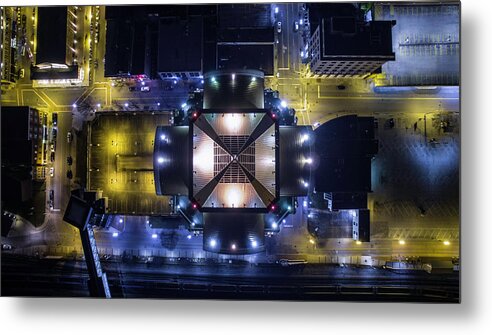 Roanoke Metal Print featuring the photograph Wells Fargo Tower from Above by Star City SkyCams