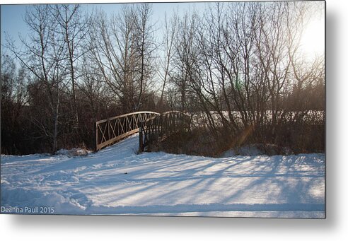 Winter Metal Print featuring the photograph Whimsicle Winter by Deanna Paull