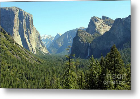 Yosemite National Park Metal Print featuring the photograph Yosemite Valley View 6667 by Jack Schultz