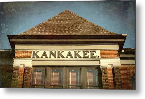 Kankakee Metal Print featuring the photograph Kankakee Depot - #1 by Stephen Stookey
