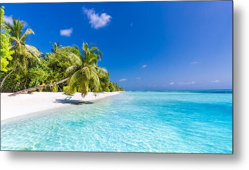 Landscape Metal Print featuring the photograph Luxury Summer Vacation And Holiday #1 by Levente Bodo