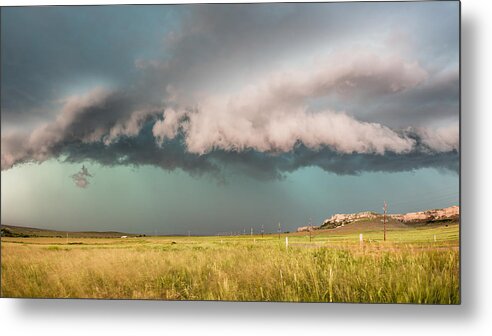 Storm Metal Print featuring the photograph Supercell #1 by Jun Zuo