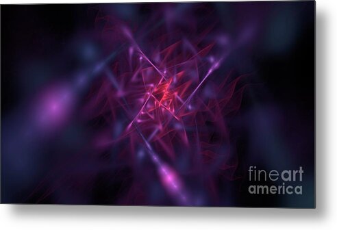 Conceptual Metal Print featuring the photograph Vibrations #3 by David Parker/science Photo Library