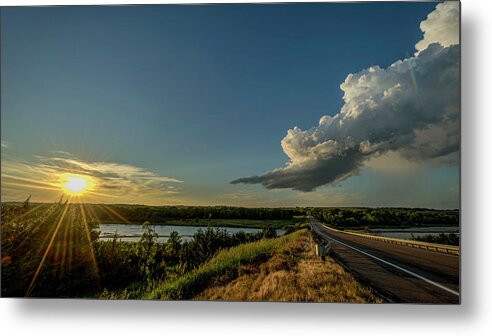  Bridge Metal Print featuring the photograph All the Elements by Laura Hedien