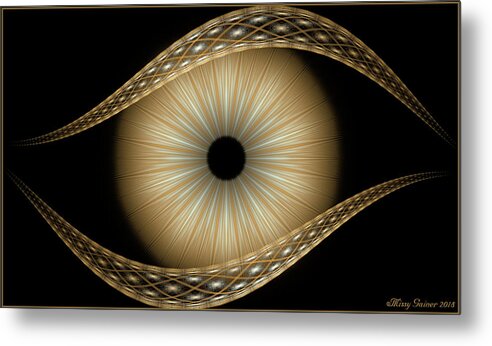 Amos Metal Print featuring the digital art Amos by Missy Gainer