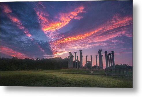 Washington Metal Print featuring the photograph Arboretum Sunrise by Robert Fawcett