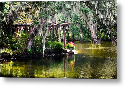 Airlie Gardens Metal Print featuring the photograph AURA of AIRLIE by Karen Wiles