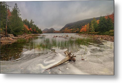 Maine Metal Print featuring the photograph Autumn In Maine 2 by Robert Fawcett