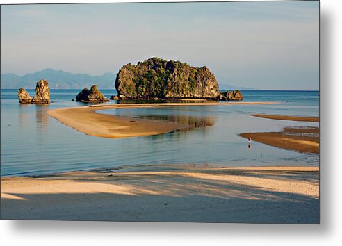 Sand Dune Metal Print featuring the photograph Beach Scenery At Langkawi by Thomasfluegge