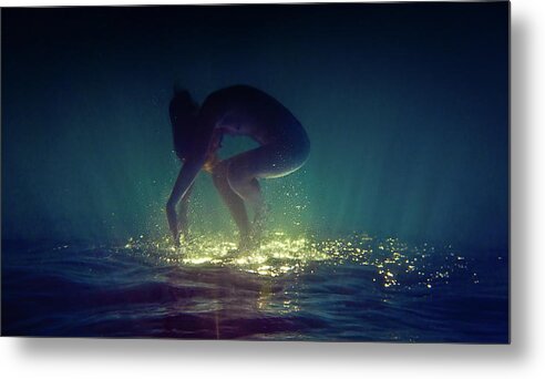 Birth Metal Print featuring the photograph Born by Dmitry Laudin