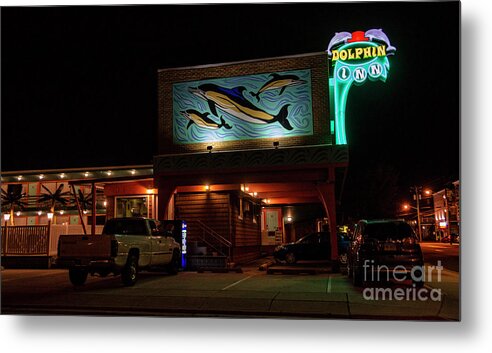 New Jersey Metal Print featuring the photograph Dolphin Inn by Lenore Locken