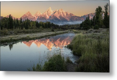  Metal Print featuring the photograph Early Fall In Grand Teton by Mei Shi