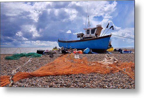 Suffolk Metal Print featuring the photograph Fishing Boat by Martyn Crookston