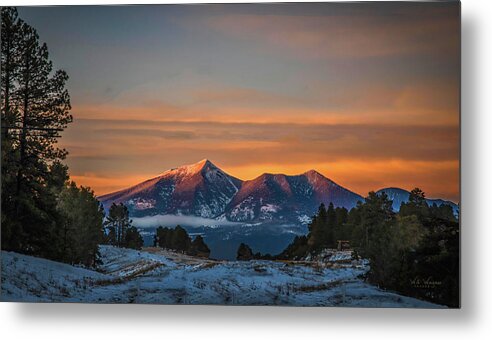 Arizona Metal Print featuring the photograph Flagstaff Sunset by Will Wagner