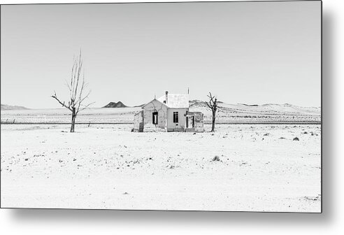Bnw Metal Print featuring the photograph Garub Station by Hamish Mitchell