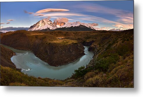 Patagonia Metal Print featuring the photograph Good Morning Las Torres by Mei Xu