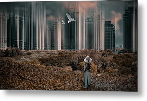 Creative Editing Metal Print featuring the photograph Hope by Gabrielle Halperin