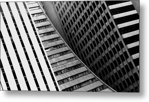 Curve Metal Print featuring the photograph Lines And Curves by Images By Luis Otavio Machado