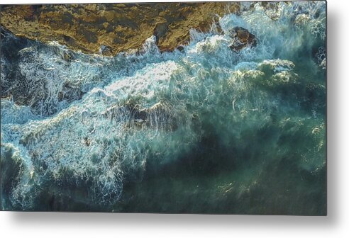 Chriscousins Metal Print featuring the photograph Longreef Waves by Chris Cousins