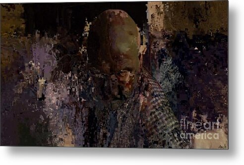 Assembly Metal Print featuring the painting Look by Archangelus Gallery