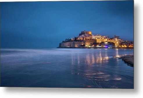 Estock Metal Print featuring the digital art Old Town & Castle by Massimo Ripani