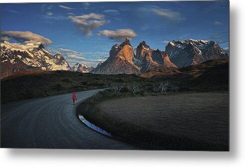  Metal Print featuring the photograph Peaceful Morning In Patagonia by Yun Gong