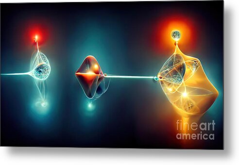 Quantum Metal Print featuring the photograph Quantum Mechanics by Richard Jones/science Photo Library