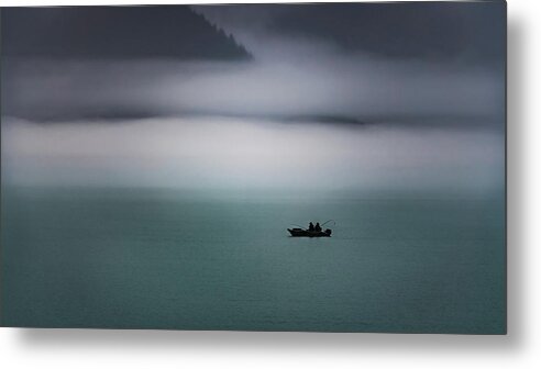 Boat Metal Print featuring the photograph Resurrection Bay Fishermen by David Downs
