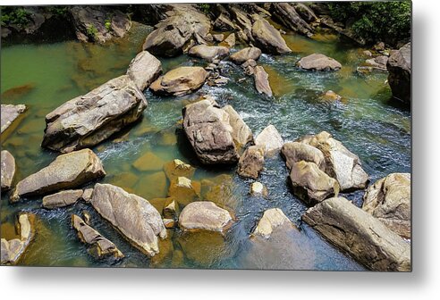 Nature Metal Print featuring the photograph Rock Slide by Joe Leone