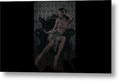 Vorotrans Metal Print featuring the digital art Shasti by Stephane Poirier