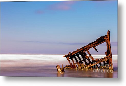 Ship Metal Print featuring the photograph Ship Wreck by Dheeraj Mutha