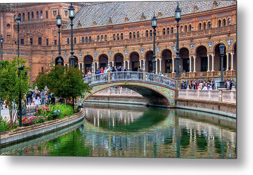 Seville Metal Print featuring the photograph Spectacular Seville by Marcy Wielfaert