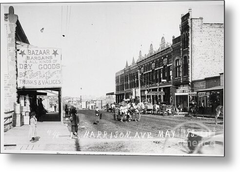 East Metal Print featuring the photograph Street In Small Western Town by Bettmann