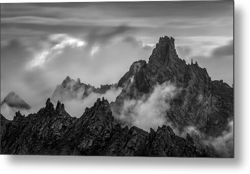 Mountain Metal Print featuring the photograph The Summit by Irene Yu Wu